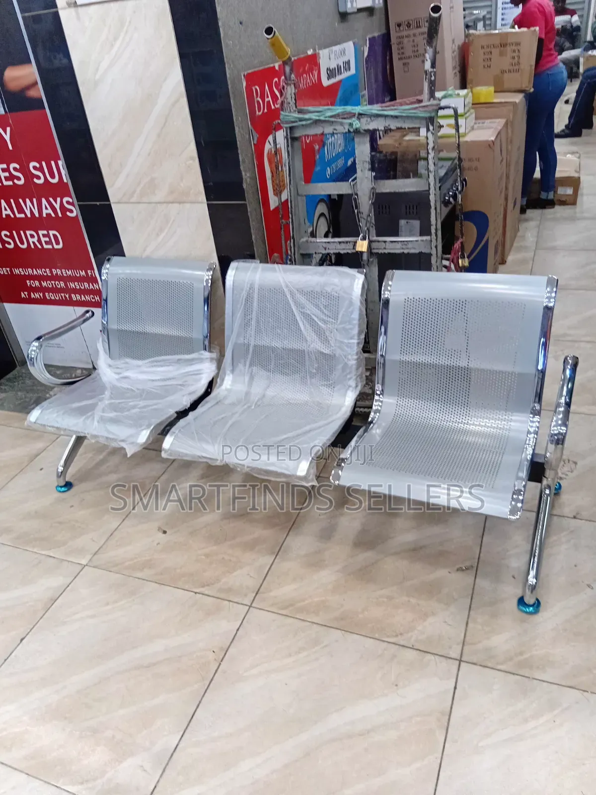 3-Link Non-Padded Visitors Chair