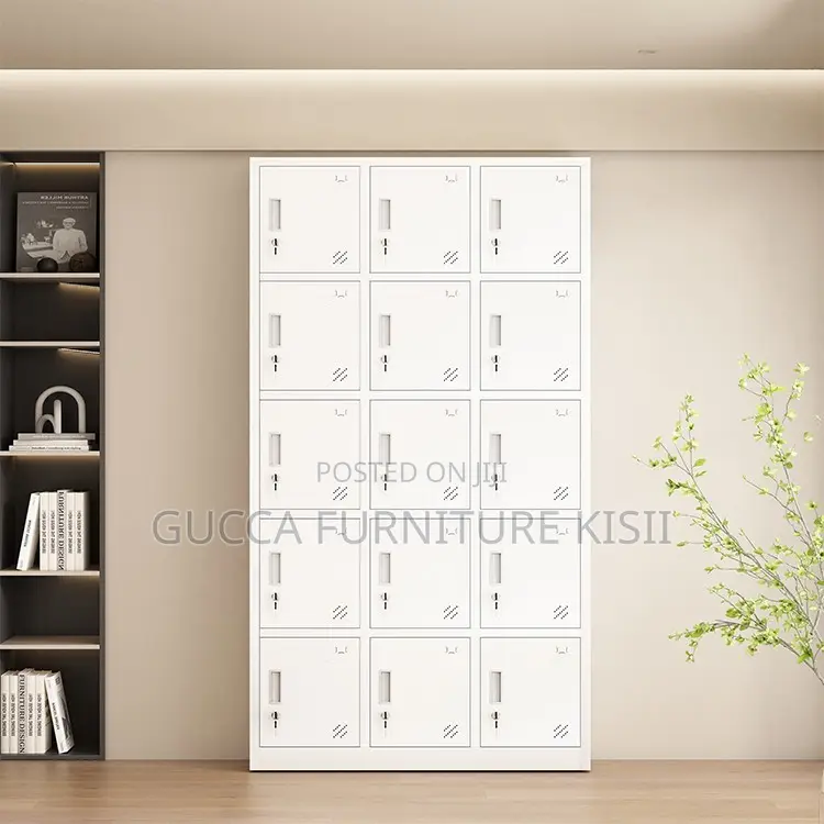 Office Cabinet; 15-Locker Gym Storage Cabinet