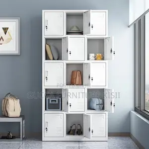 Office Cabinet; 15-Locker Gym Storage Cabinet