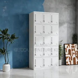 Office Cabinet; 15-Locker Gym Storage Cabinet