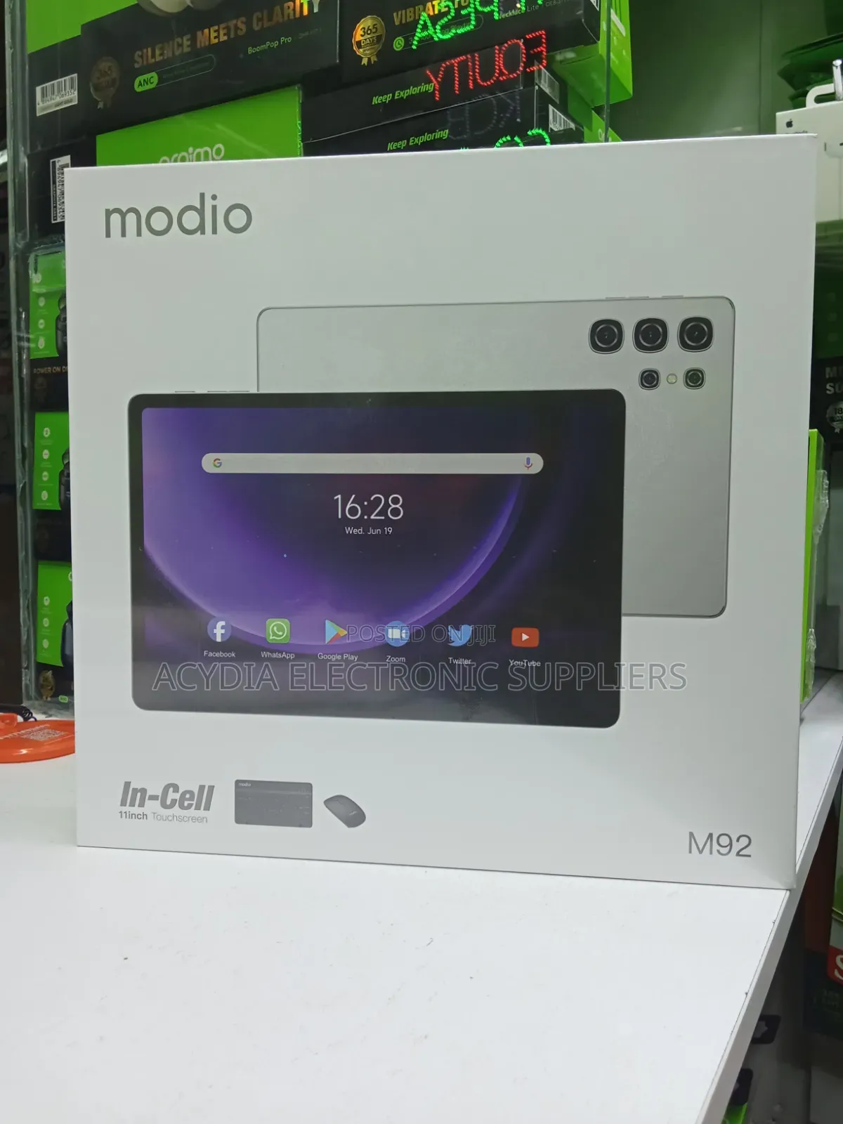 Modio M92 5G 11′′ Android Tablet – 16GB RAM, 1TB Storage Dual SIM