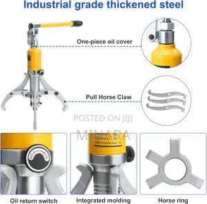 10 Ton, Hydraulic Puller, Jaw Puller for Bearing, Gear, Hub, Pulley
