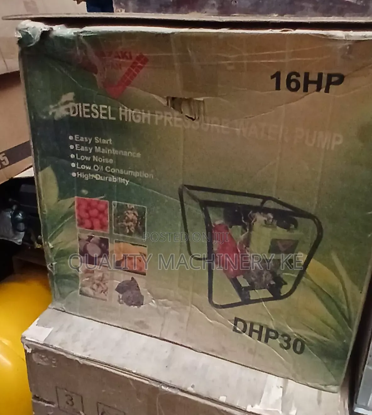 Long Lasting 16hp Diesel High Pressure Water Pump