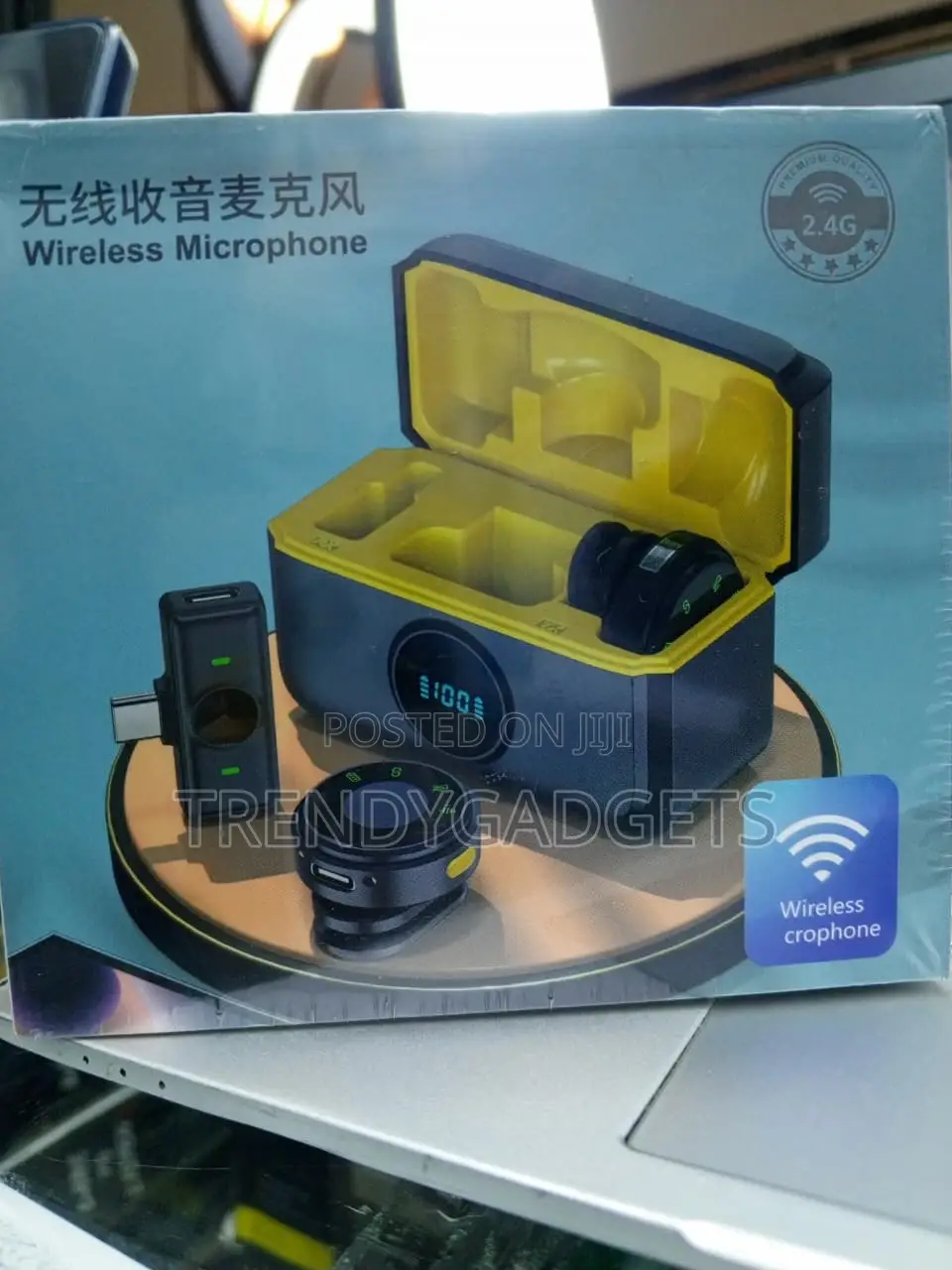 Dual Wireless Lavalier Microphone Type-C Noise Reduction