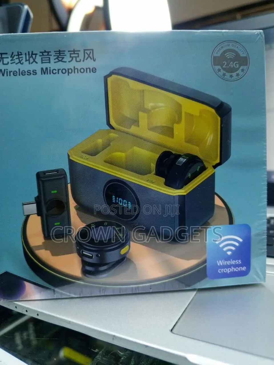 Dual Wireless Lavalier Microphone Type-C Noise Reduction