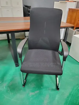 High Back Ergonomic Visitors/Boardroom Black Chair