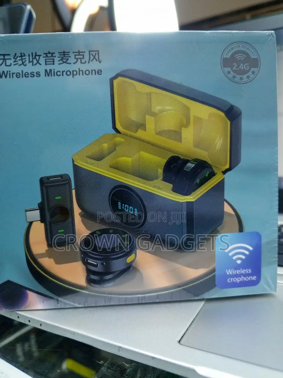 Wireless Lavalier Microphone Dual Mic Type-C Receiver