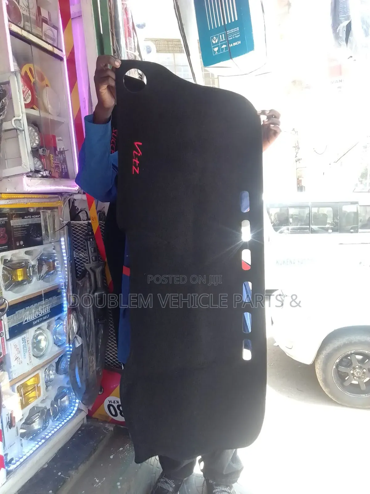 Custom Dashboard Mat/Cover Toyota Vitz 2011-2017 Branded Dash Board
