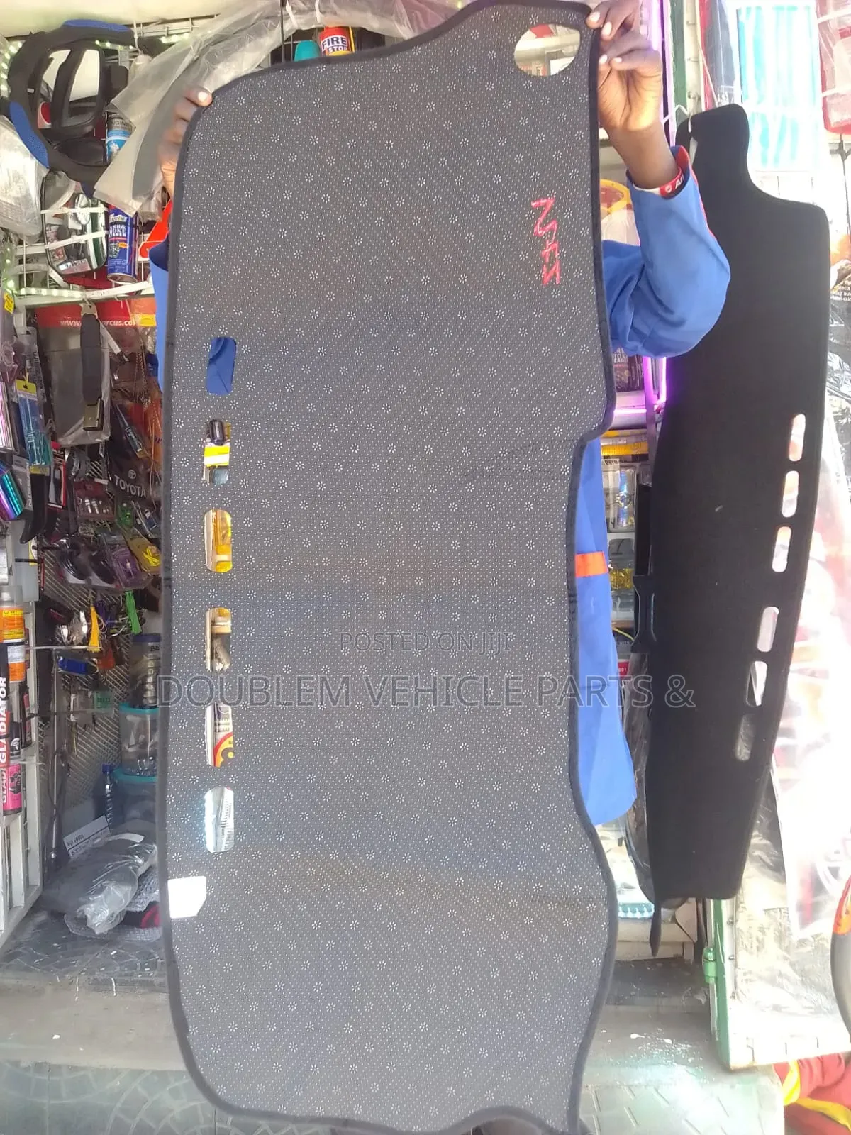 Custom Dashboard Mat/Cover Toyota Vitz 2011-2017 Branded Dash Board