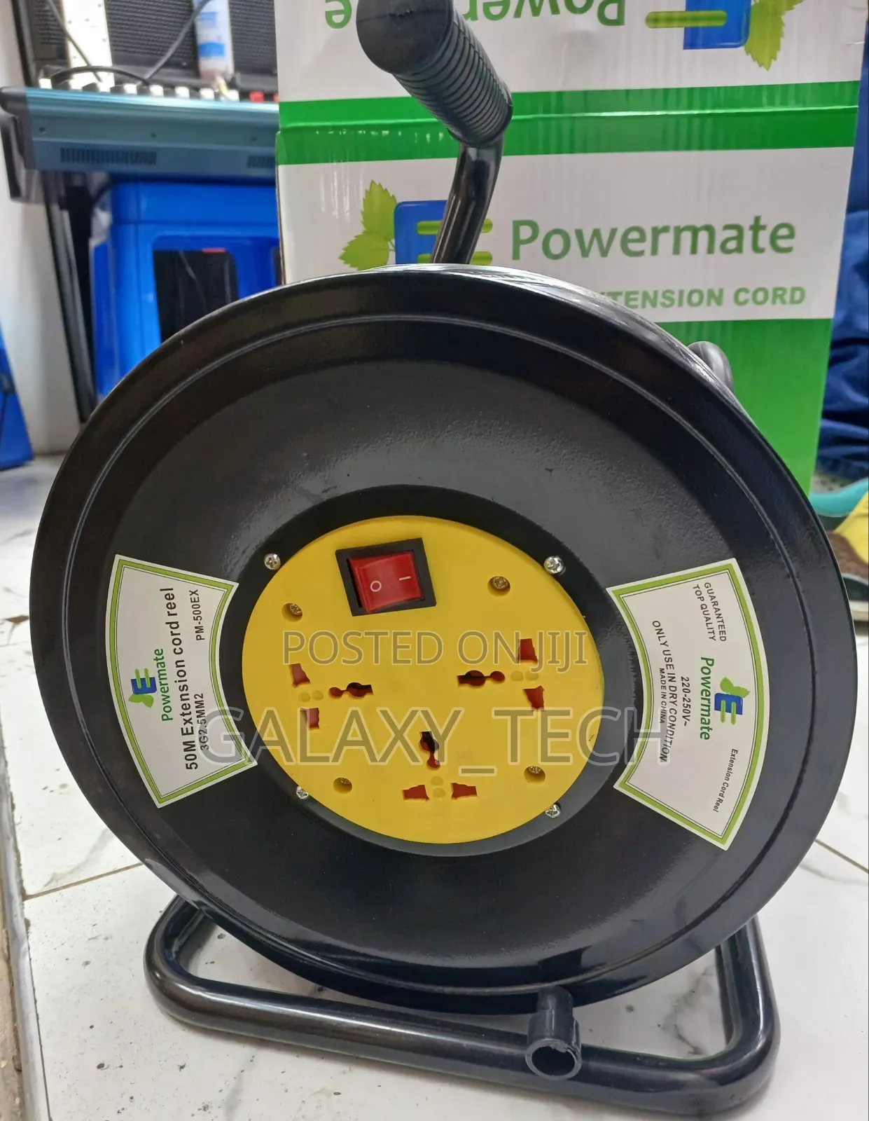 1.5mm, 25m POWERMATE Heavy Duty Extension Reel