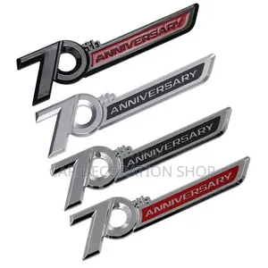 Different Color Finish 70th Anniversary Car Body Fender Modification