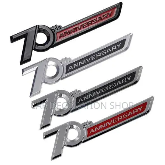 Different Color Finish 70th Anniversary Car Body Fender Modification