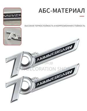Different Color Finish 70th Anniversary Car Body Fender Modification