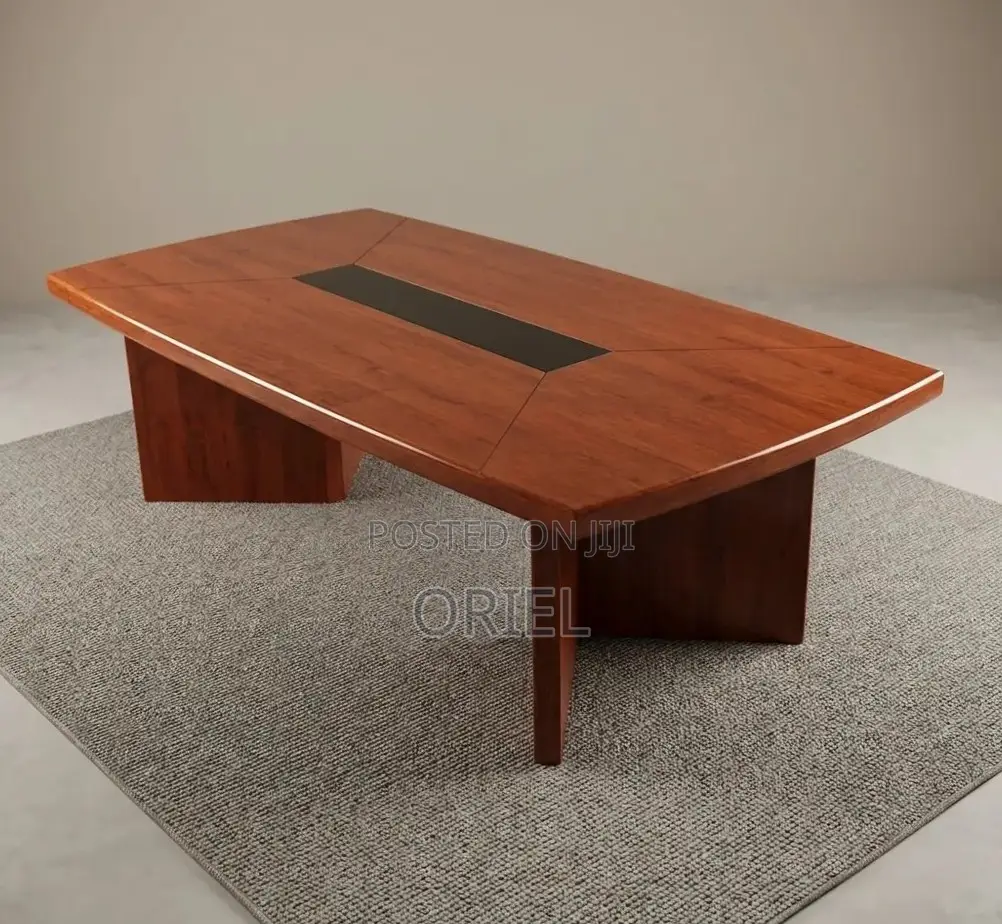 Office Table : 2400MM Conference Meeting Mahogany Table
