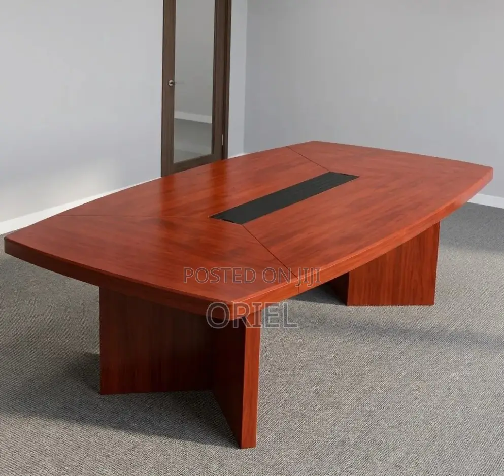 Office Table : 2400MM Conference Meeting Mahogany Table