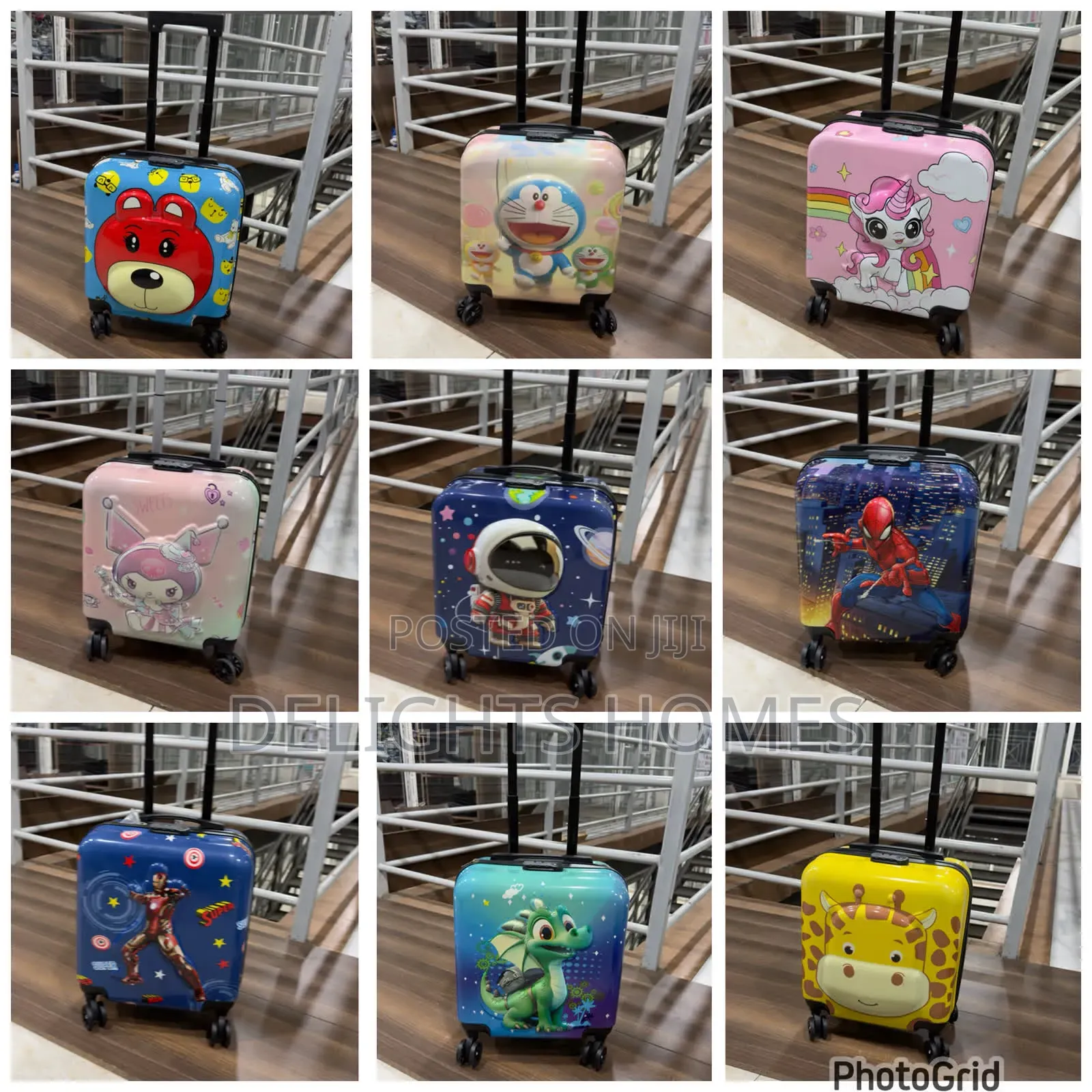 Kids’ Cartoon Themed Trolley Suitcase_yu