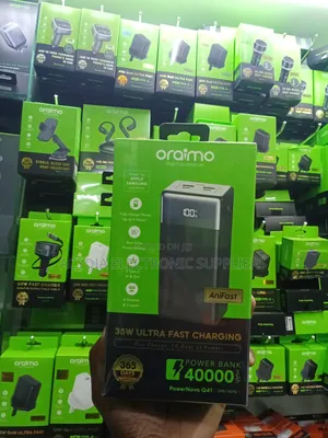 Oraimo 40000mAh , PowerNova Q41, 22.5W Power Bank _BLACK