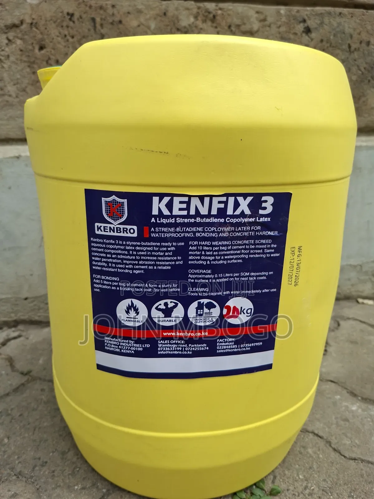 Bonding Agent Kenfix 3 20L