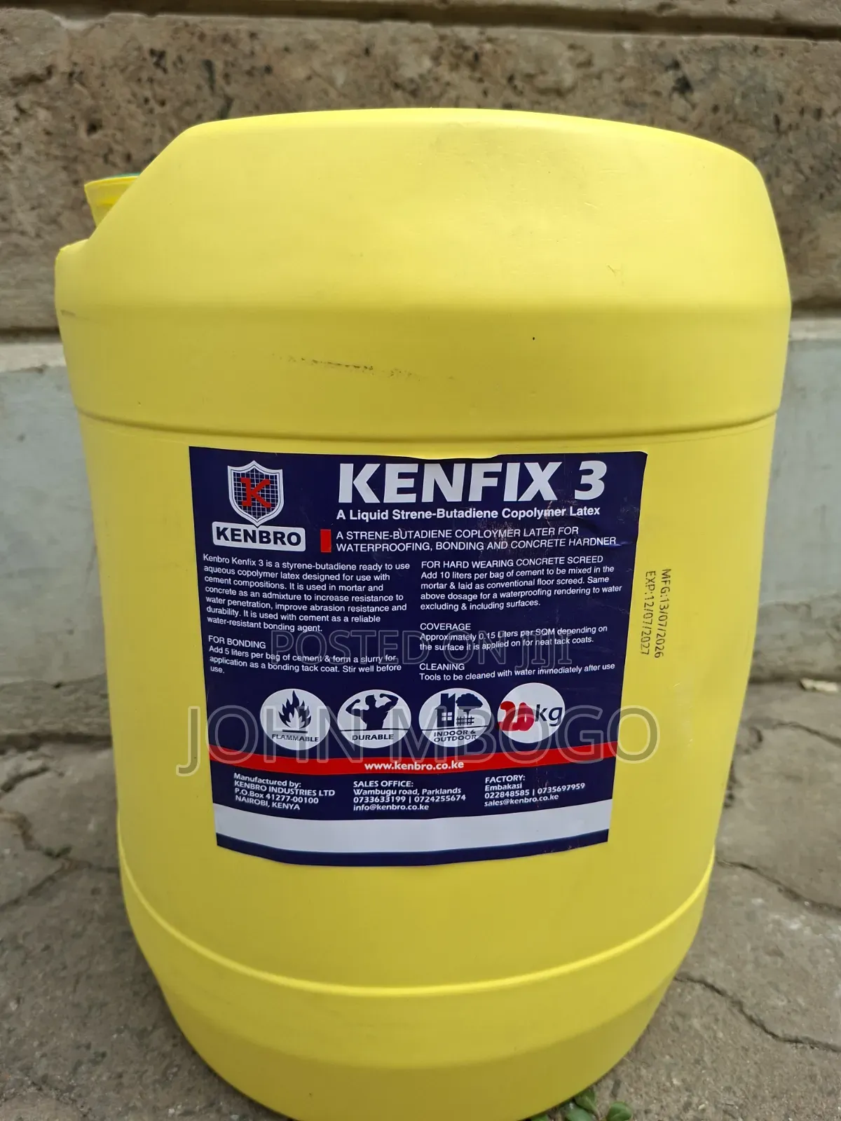 Bonding Agent Kenfix 3 20L