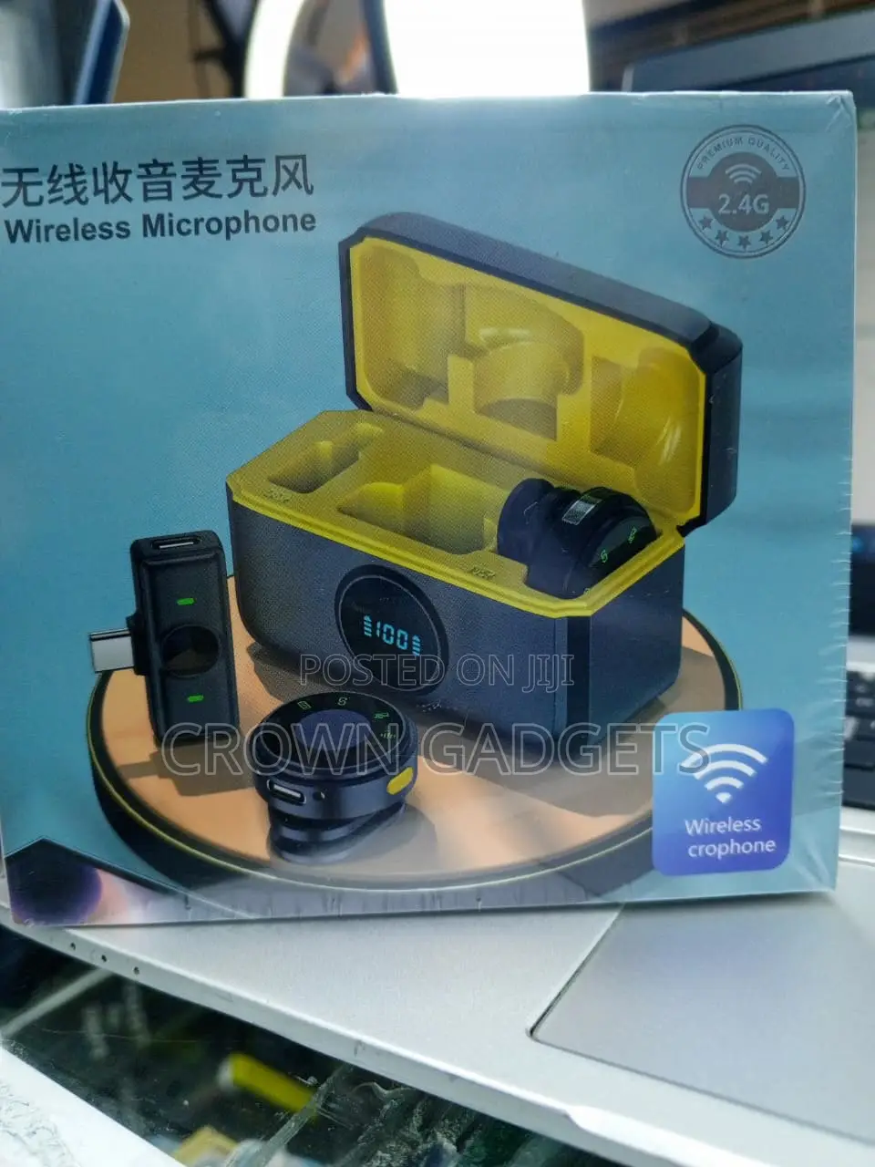 Wireless Clip-on Microphone With Noise Reduction Type-C