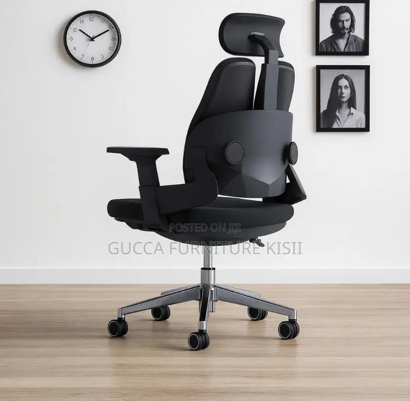 Office Chair; Dual Orthopedic Fabric Office Chair