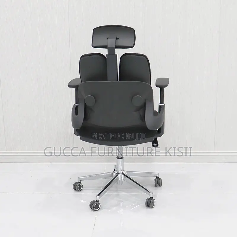 Office Chair; Dual Orthopedic Fabric Office Chair