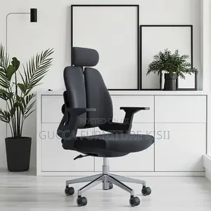 Office Chair; Dual Orthopedic Fabric Office Chair