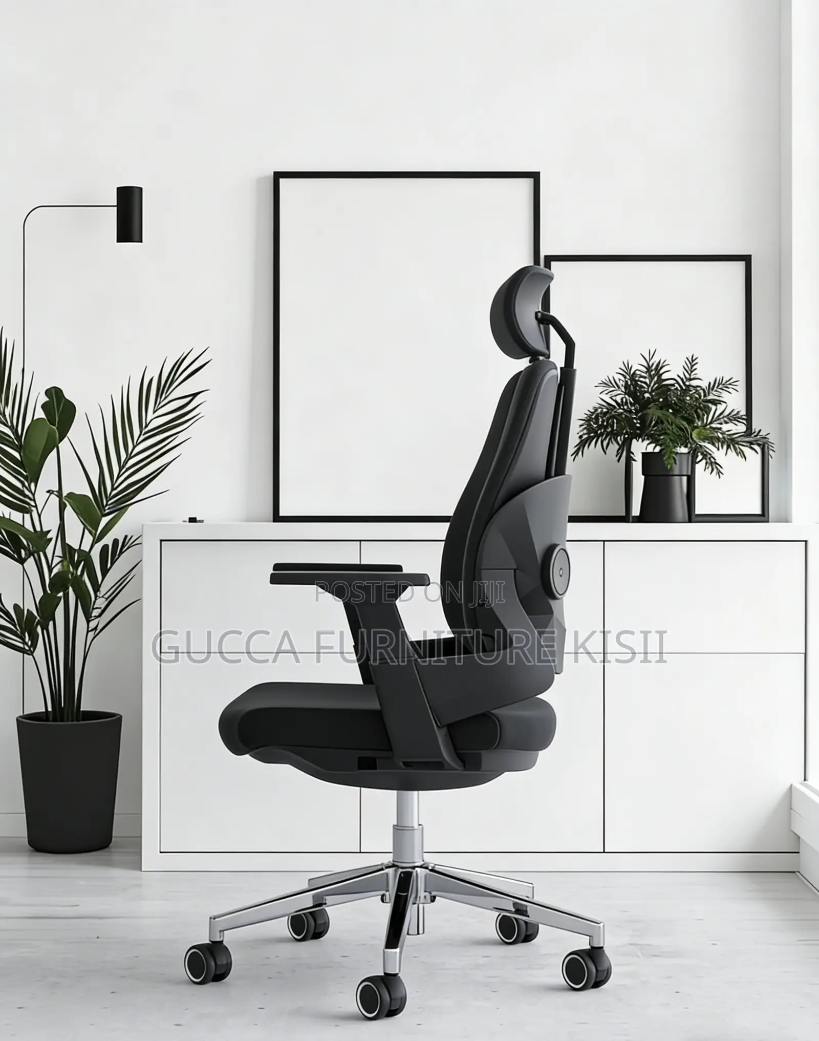 Office Chair; Dual Orthopedic Fabric Office Chair