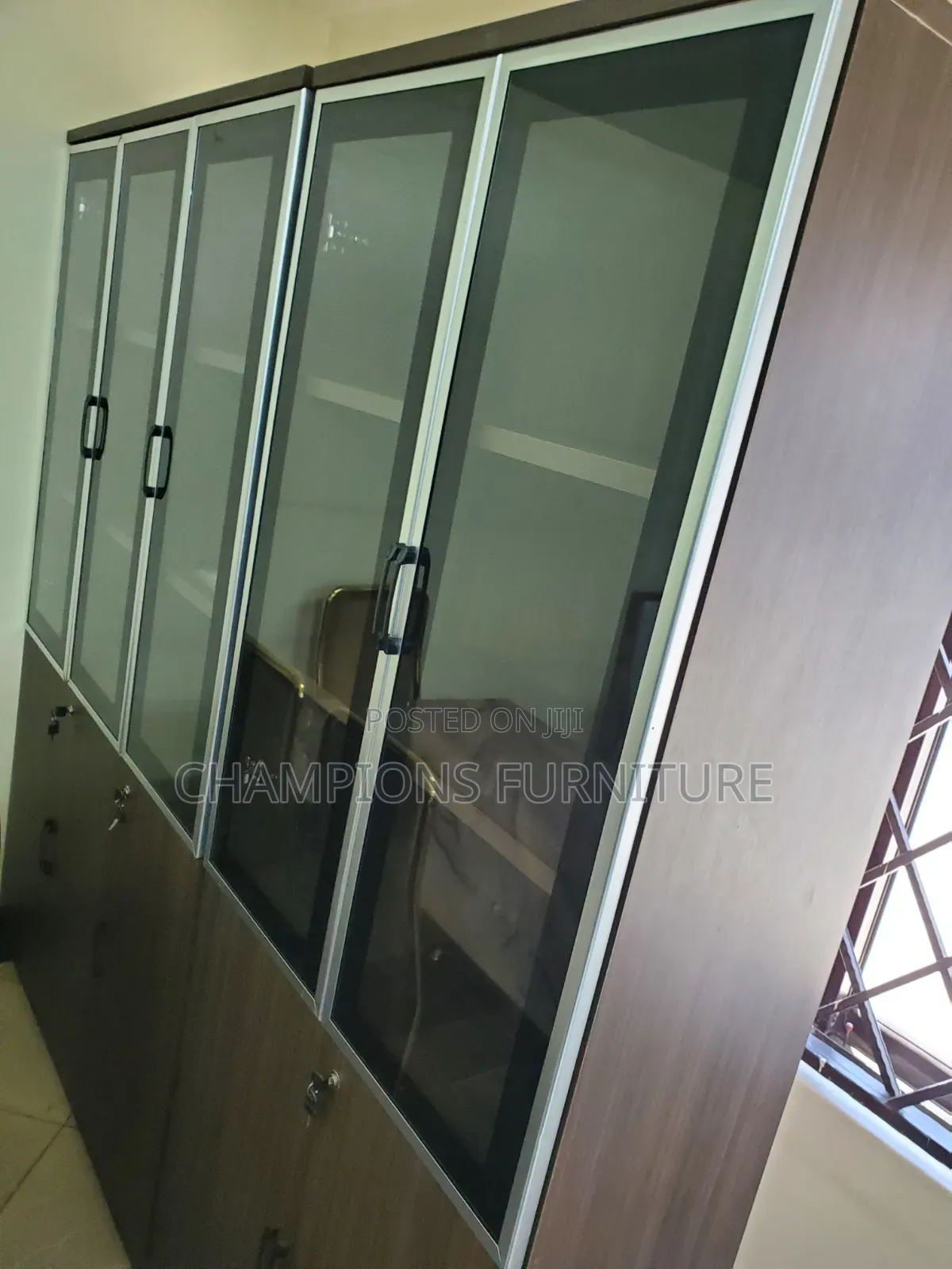 3 Door and 5 Door Display Storage Cabinet