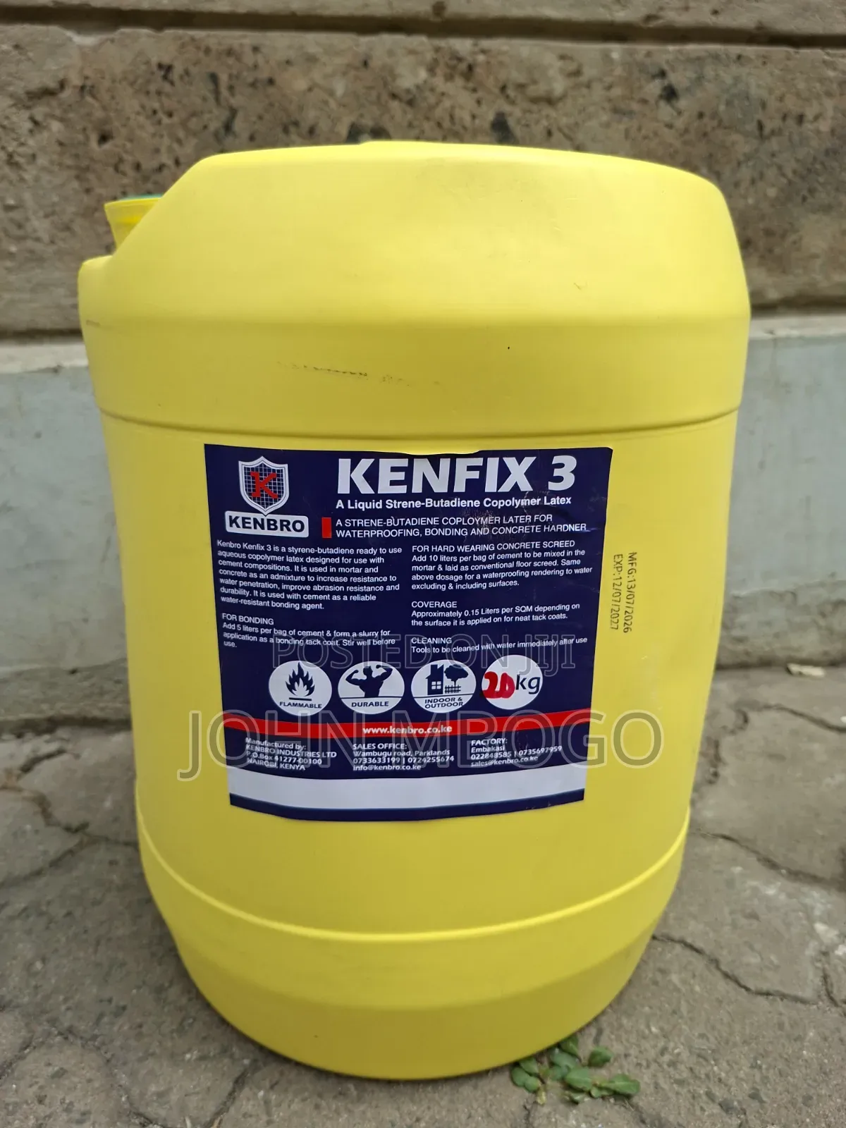 Kenfix 3 Bonding Agent - 20kg
