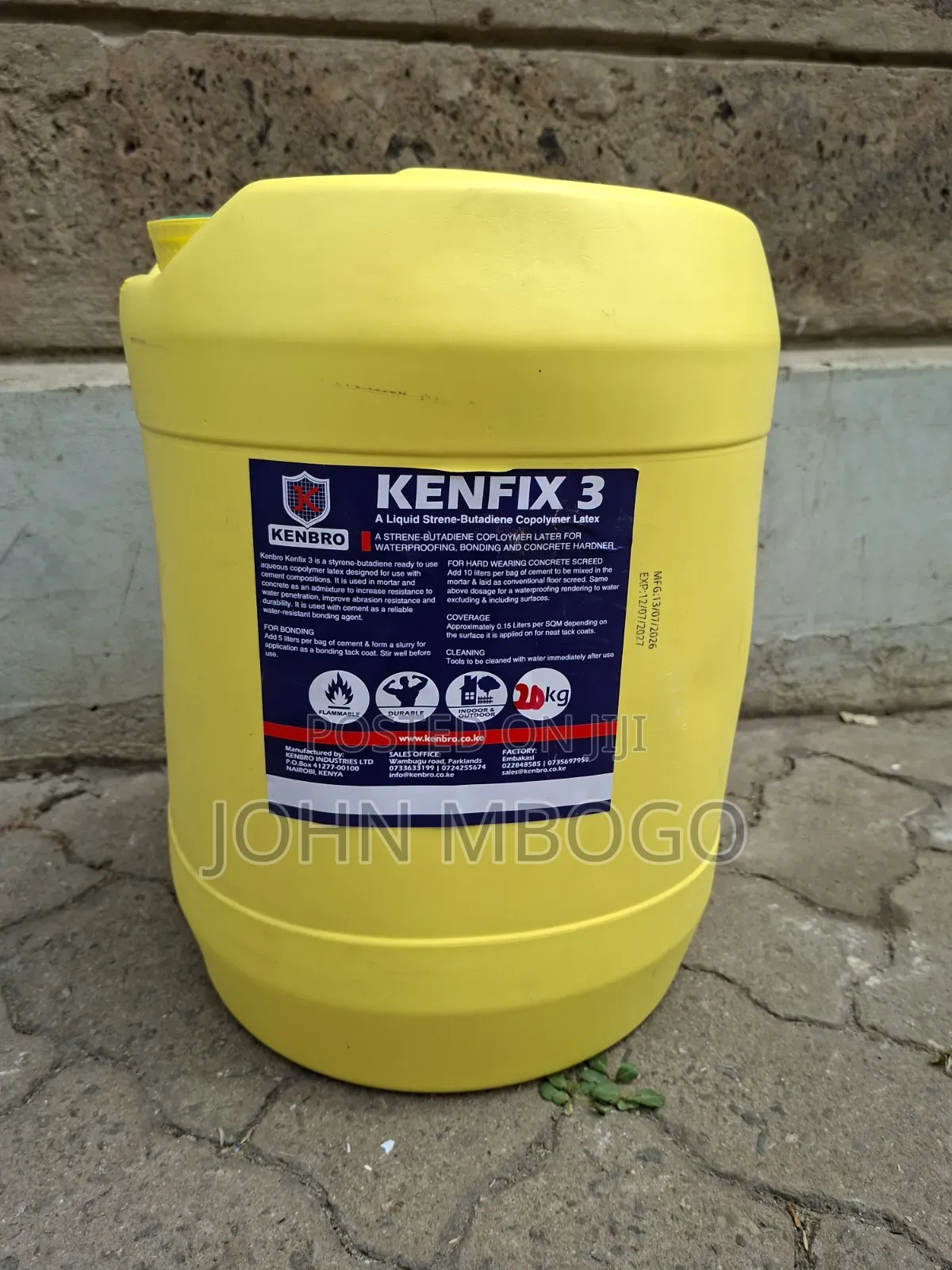 Kenfix 3 Bonding Agent - 20kg