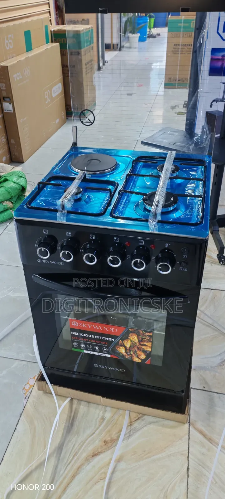 Skywood 3gas 1 Electric Standing Cooker Sk6631