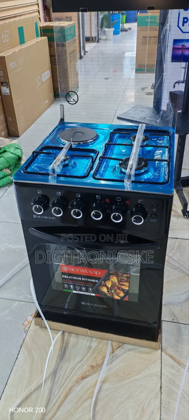 Skywood 3gas 1 Electric Standing Cooker Sk6631