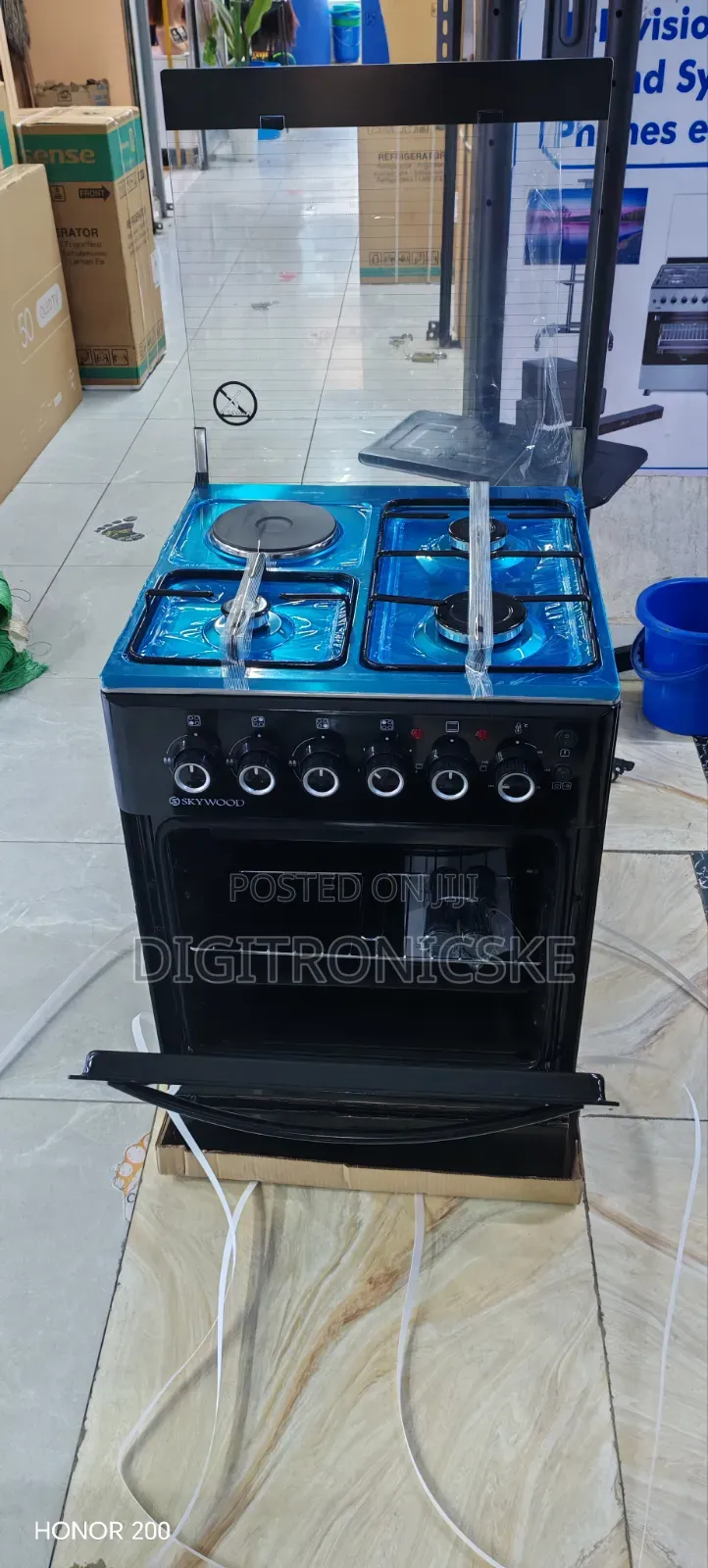 Skywood 3gas 1 Electric Standing Cooker Sk6631