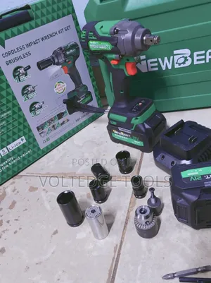 Newbeat 3-in-1 Cordless Brushless Impact Wrench Drill Kit – 21V