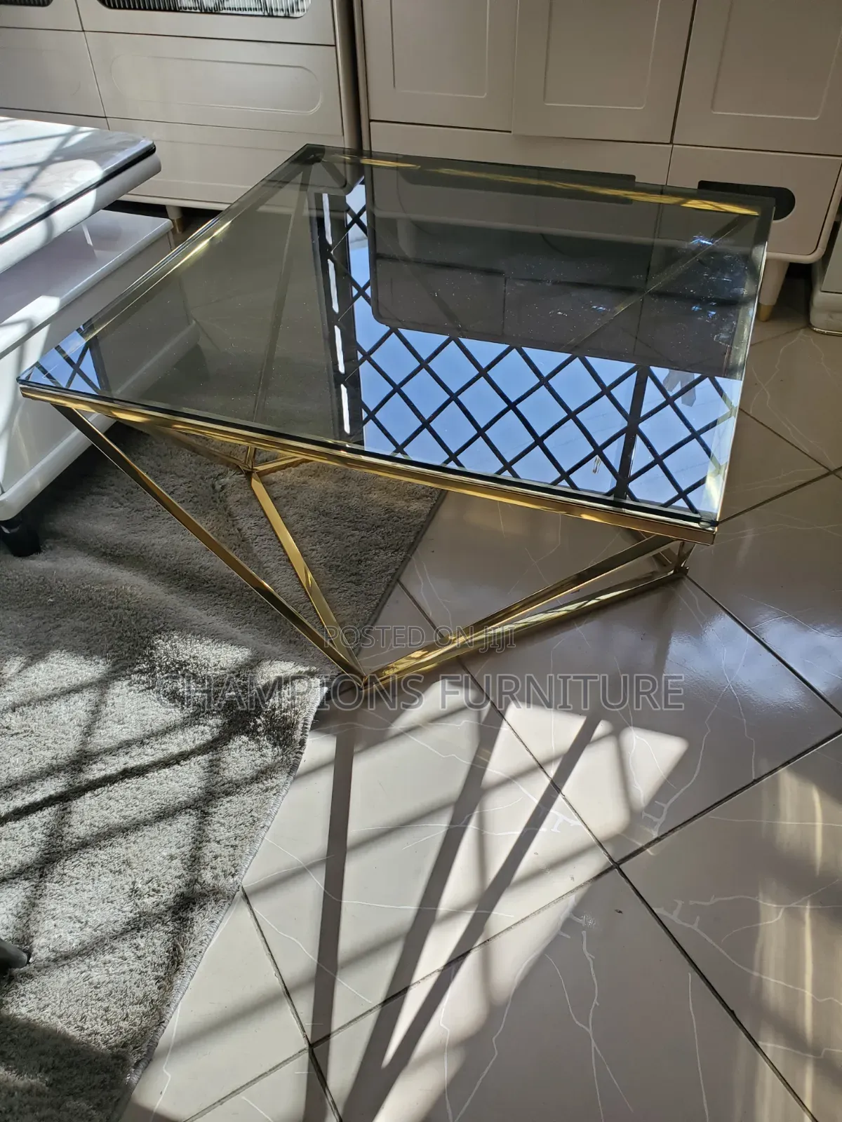 Luxury Diamond Shaped Coffee Table