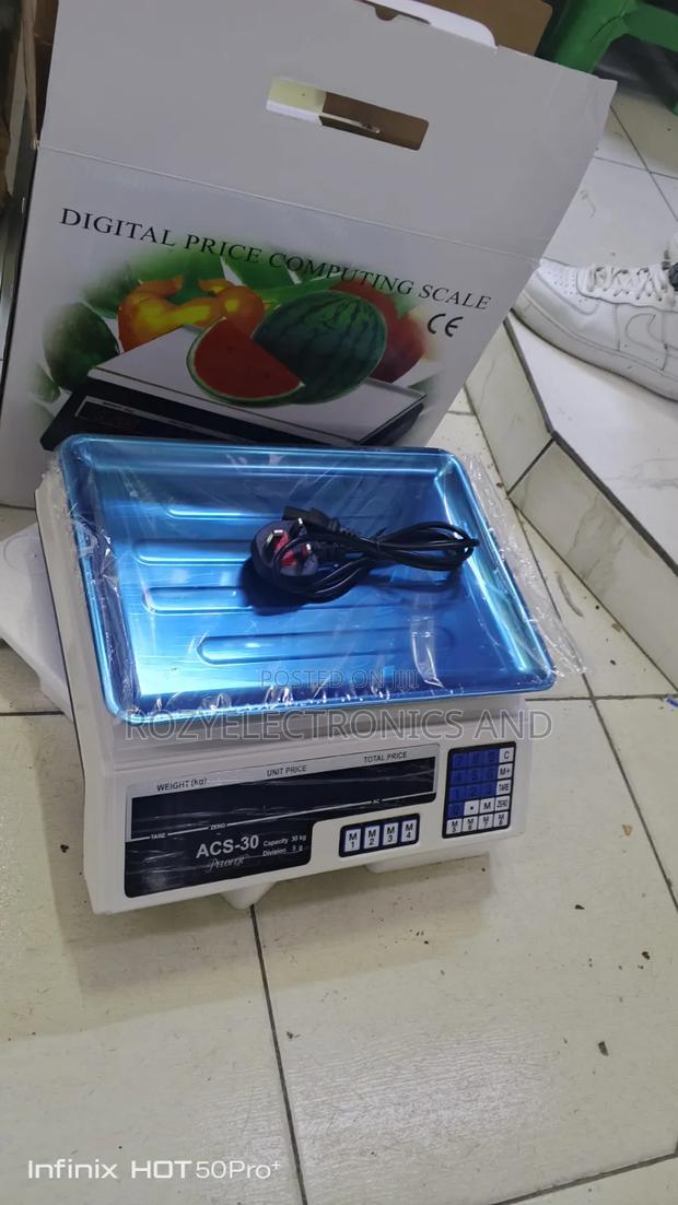 Acs Flat Scale 30kg - thumbnail 2
