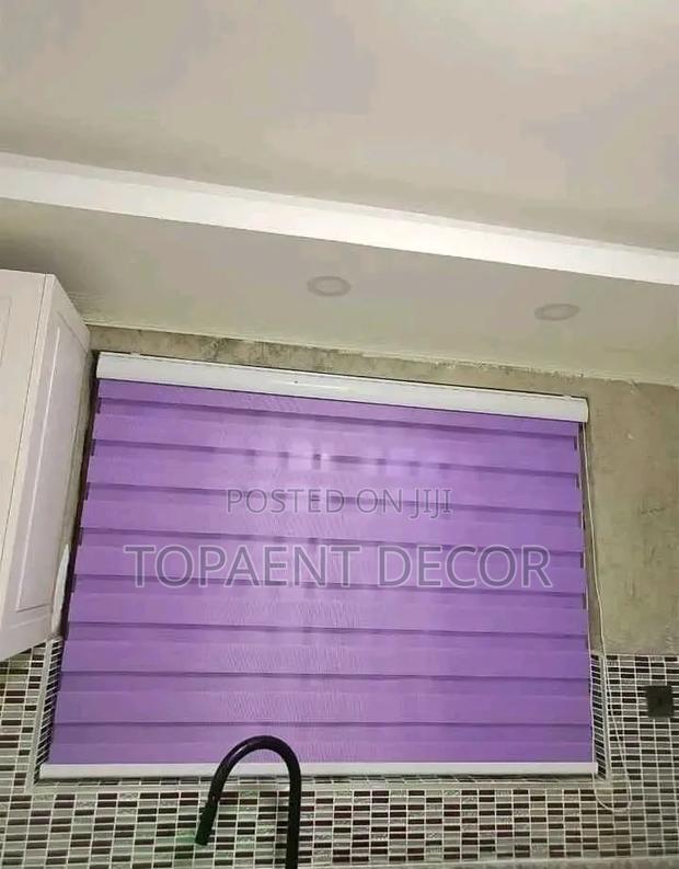 White and Purple Window Blinds - thumbnail 2
