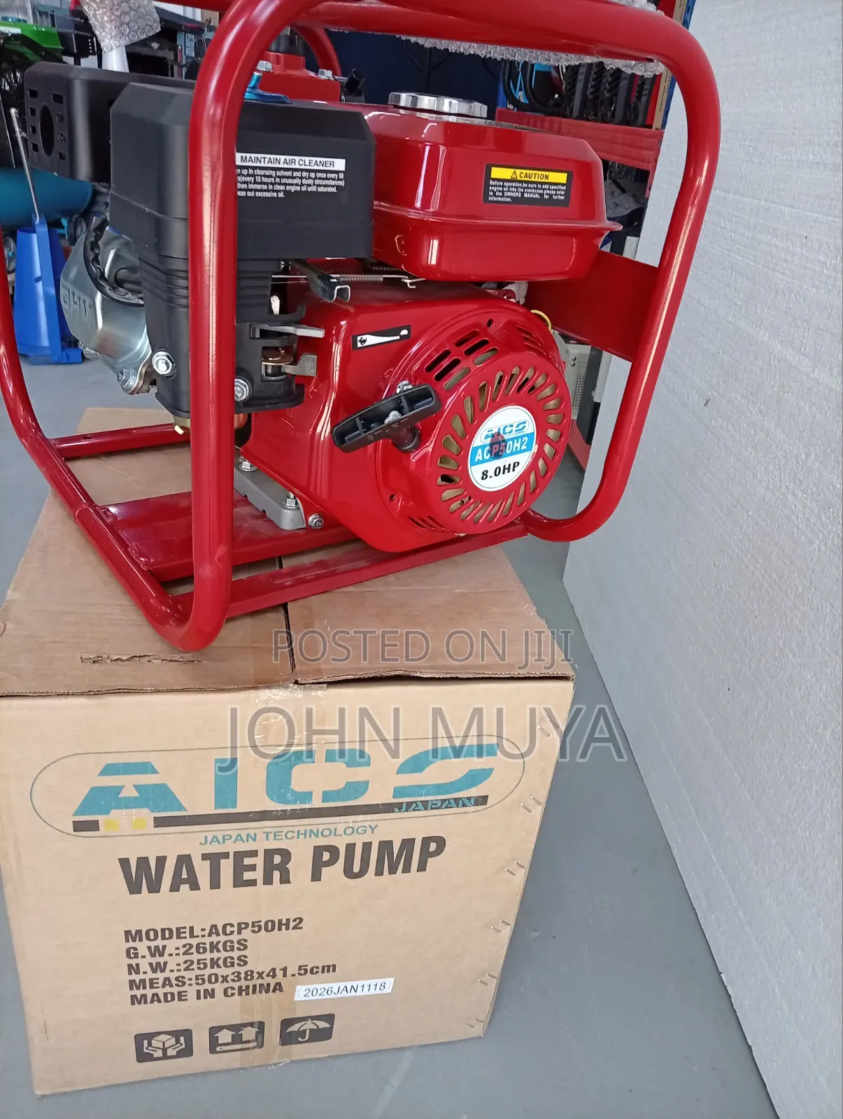 Petrol Driven High-Pressure Waterp Pump 8Hp/2"