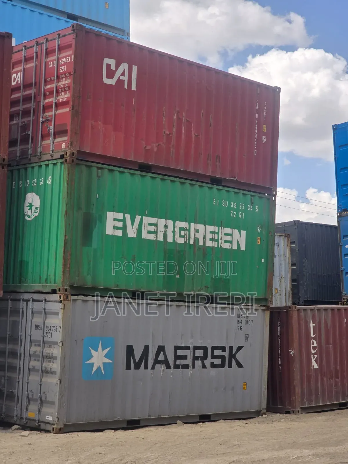 20ft Container Safi Na Tayari Kwa Delivery
