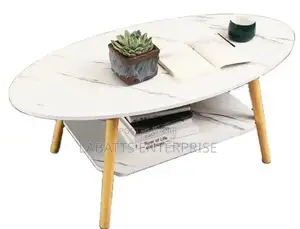 Executive MDF Marble Coffee Table / Bed Side