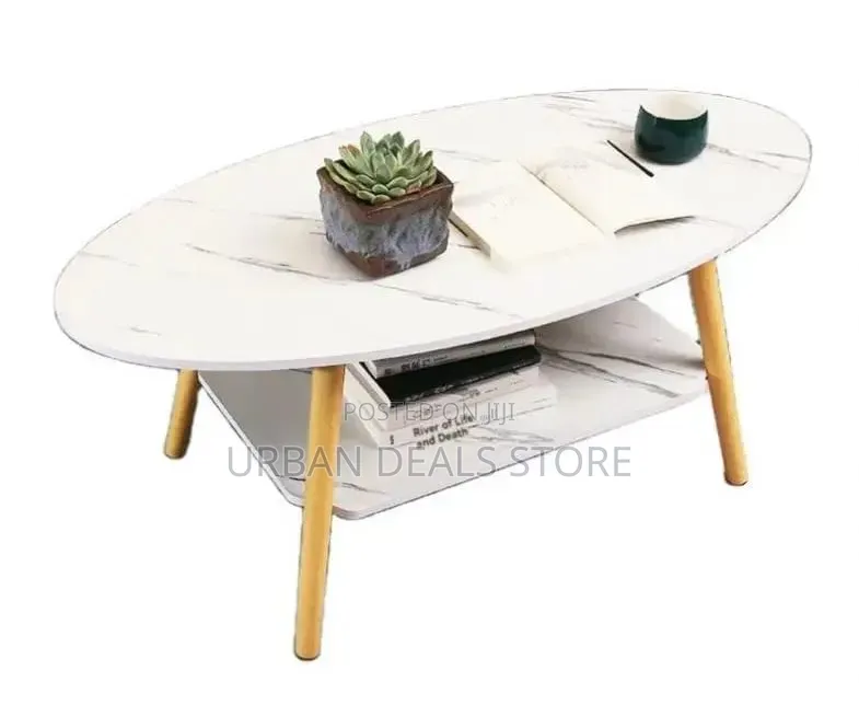 Executive MDF Marble Coffee Table / Bed Side