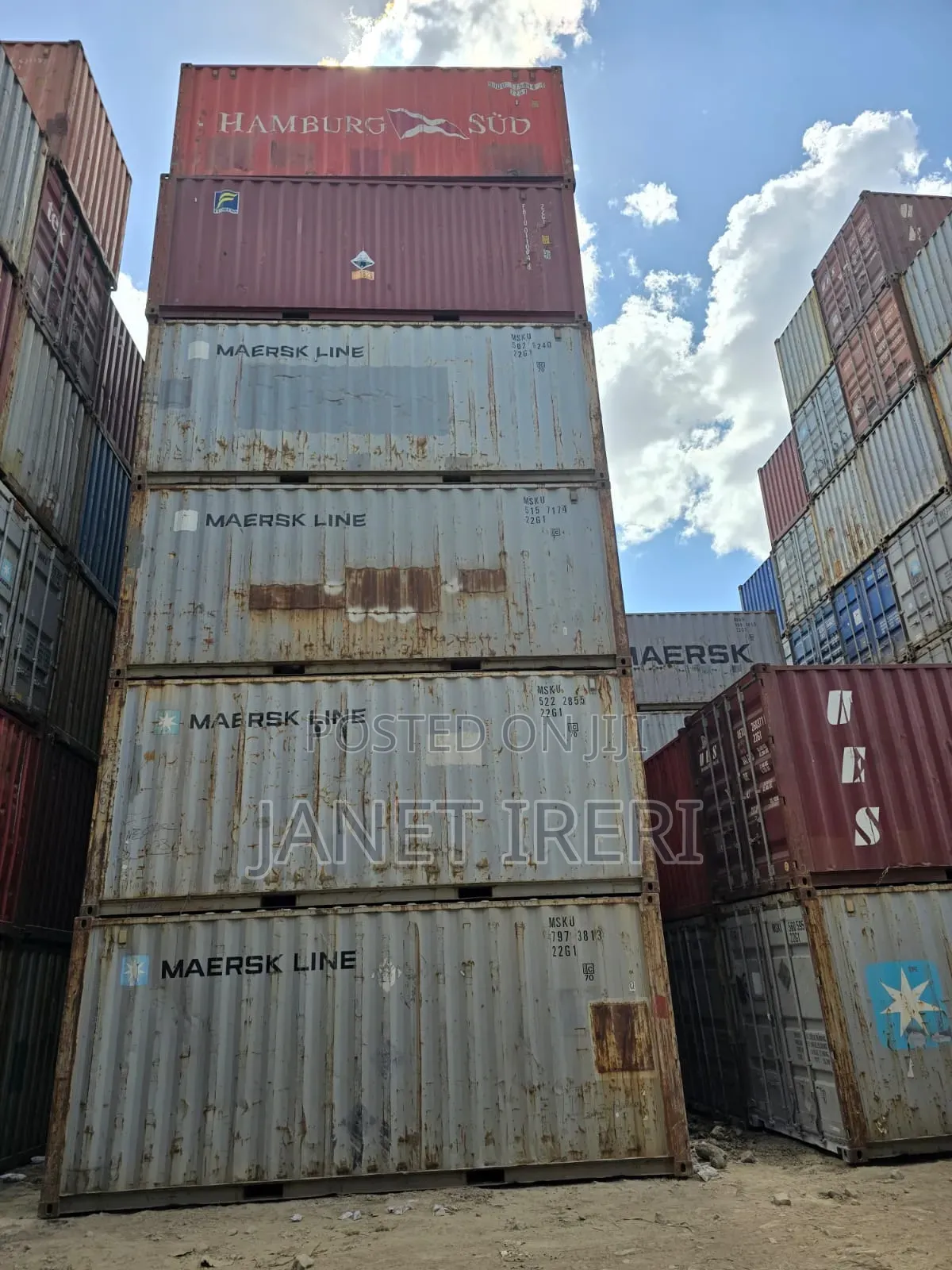 20ft Pata Container Yenye Nyaraka Sahihi