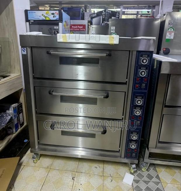 Euromax Commercial Oven 3Deck 6Trays/Commercial Oven 3Deck 6Trays