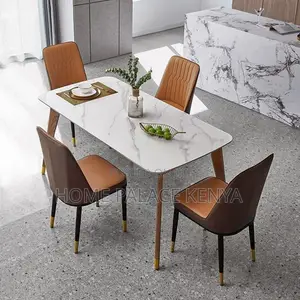 Dining Set; Luxury Modern Dining Set With Stylish Table