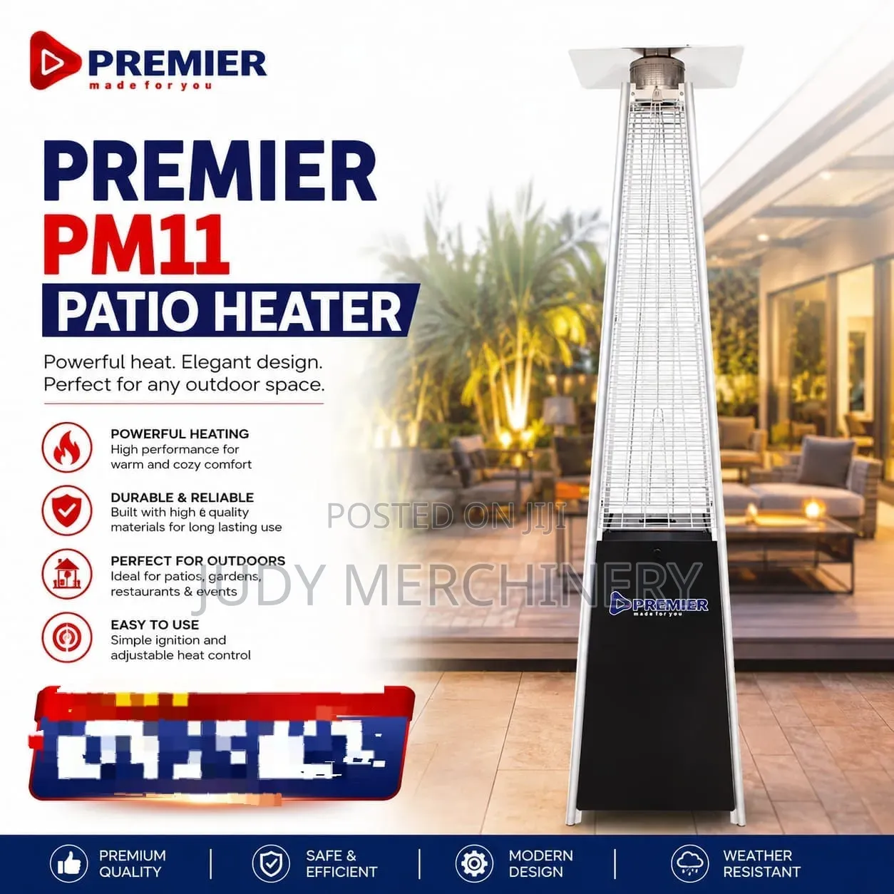Premier PM11 Patio Heater