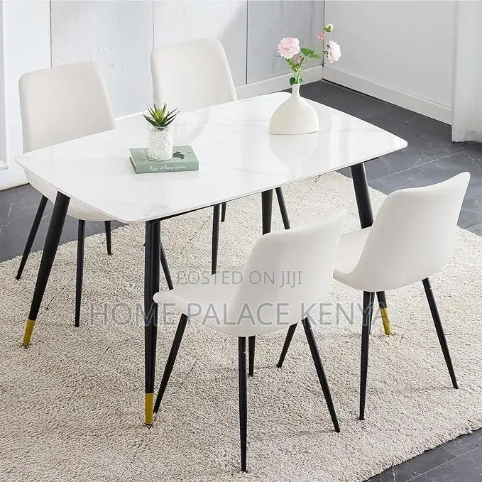 Dining Set; Luxury Modern Dining Set With Stylish Table
