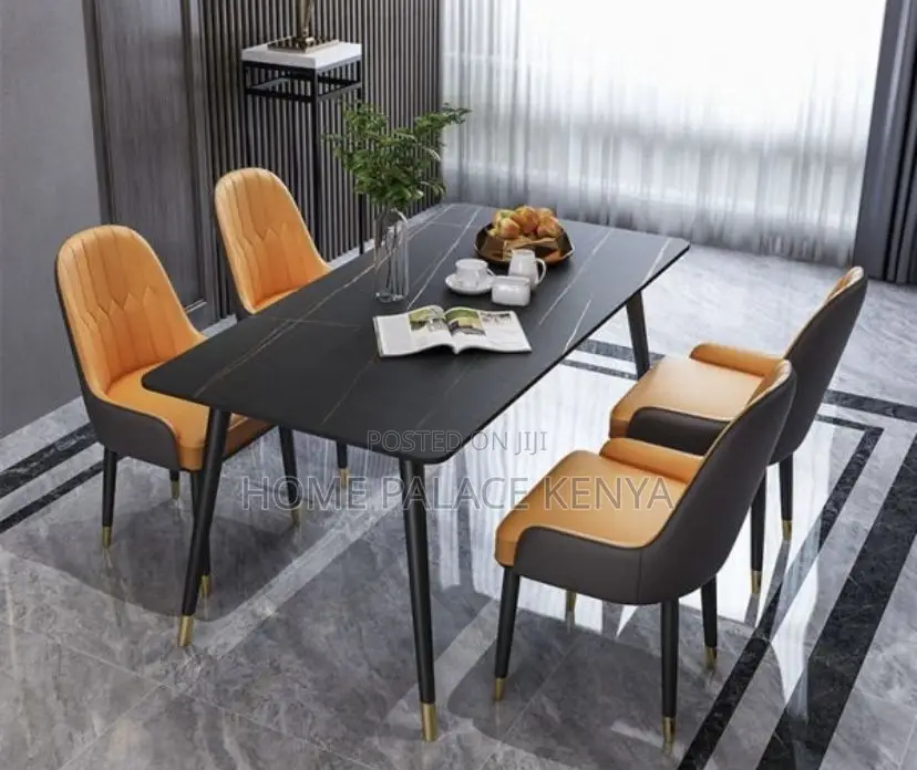 Dining Set; Luxury Modern Dining Set With Stylish Table