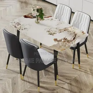 Dining Set; Luxury Modern Dining Set With Stylish Table