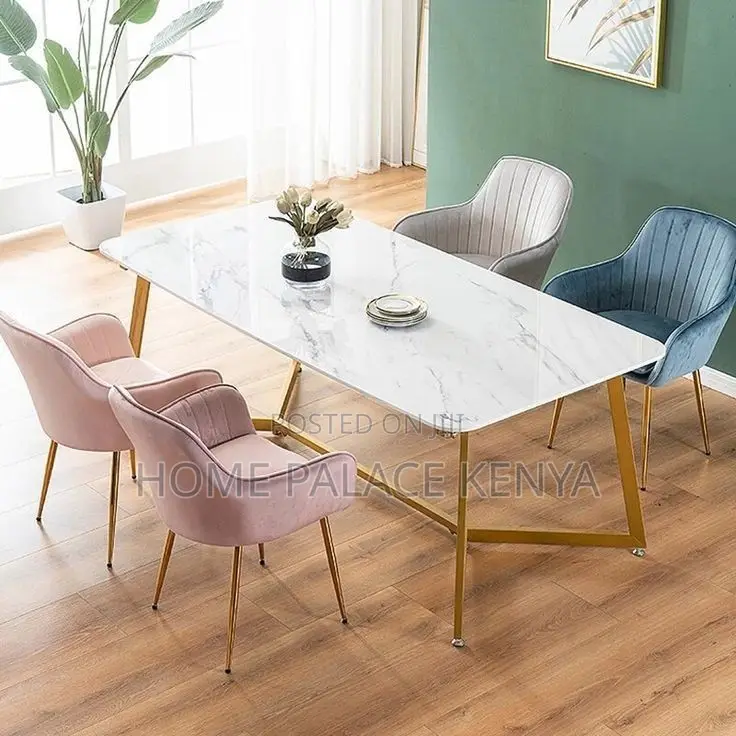 Dining Set; Luxury Modern Dining Set With Stylish Table